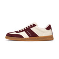 UrbanStride Burgundy & Cream Retro Sneakers