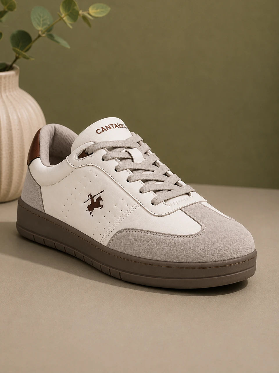 UrbanStride White & Grey Court Sneakers
