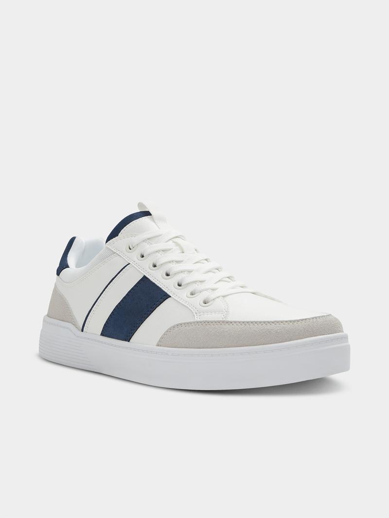 UrbanStride Classic White & Blue Sneakers
